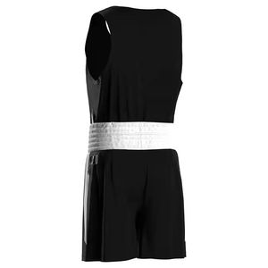 Nouvel uniforme de kick-boxing personnalisé, design sur mesure, uniforme de boxe de haute qualité, ensemble veste et short, 100% polyester, uniforme de boxe unisexe - Product Image 3