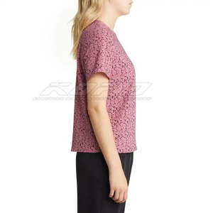 Camiseta de Sublimación para Mujer Profesional, Tejido Elástico de Alto Rendimiento, Ropa Deportiva para Correr, Proveedor de Prendas con Estampado Personalizado - Product Image 2