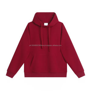 เสื้อฮู้ดดี้ทรงหลวมแบบยูนิเซ็กซ์ ผ้าหนา สำหรับฤดูหนาว คุณภาพสูง ไซส์ใหญ่  ชุดเซ็ตผู้ชายแบบสั่งทำ ลายปักเรียบ - Product Image 4