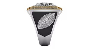 Anillo de Campeonato de los Philadelphia Eagles, Totalmente Personalizado, Clásico de Dos Tonos para Hombre, Personalizado para Escuela Secundaria o Universidad, con Diamantes VVS Únicos - Product Image 4