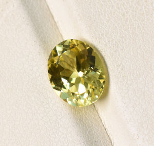 ไพลินสีเหลือง ceylon: พลอย10X8มม. ทรงวงรีตัดหลวม3.42 CTS อัญมณีหลวมสำหรับห้องปฏิบัติการคอรันดัมสำหรับทำเครื่องประดับ - Product Image 5