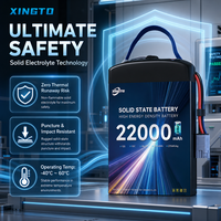 Batterie LiPo prismatique XINGTO 12S22Ah à décharge stable pour drone de cartographie, moto électrique, scooter et pack d'énergie à longue autonomie