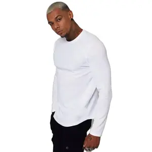 Custom Mannen Gym T Shirt Met Volledige Mouwen Voor Mannen En Vrouwen Met Custom Design En Custom Sizing