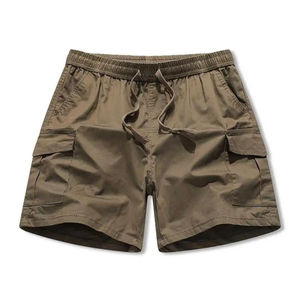 Men's <b>Slim</b> <b>Fit</b> Casual Straight Leg <b>Cargo</b> <b>Shorts</b> for Summer Outdoor Floral Digital Printed Design - Product Image 4