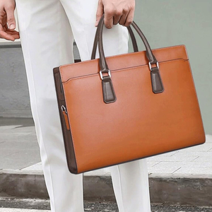 Best Sale <b>Cheap</b> Price Custom Color And Size Leather Laptop Bags Solid Material Lightweight Leather Laptop Bags - Product Image 2
