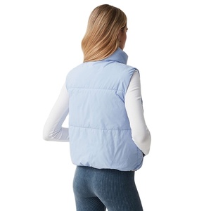 Chaquetas sin Mangas para Mujer, Diseño de Cuello de Alta Calidad, Estilo Holgado, Dos Bolsillos, Tallas Grandes, Personalizadas OEM - Product Image 3