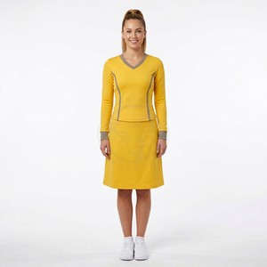 Uniformes de Animadoras Universitarias Personalizados con Marca Colegiala, Diseño Impreso con Cuentas y Pedrería, Tela de Alto Rendimiento para Equipos de Día de Partido, OEM - Product Image 5