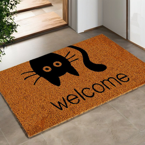 Tapis tufté en PVC Jucor Exports de qualité assurée, Zerbino en fibres de coco, pour usage hôtelier, lavable en machine, antidérapant, design moderne - Product Image 3