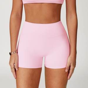 Pantalones Cortos de Yoga de Doble Capa de Secado Rápido para Mujer Freemind, Pantalones Cortos Deportivos 2 en 1 con Logotipo en la Cintura - Product Image 4