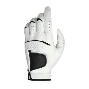 Guantes de Golf Personalizados para Hombre, Guantes de Golf de Cuero Impermeables, Guantes de Golf de Alta Calidad con Palma de Cuero Cabretta Blanco - Product Image 2