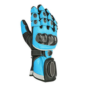 Gants de moto pour hommes de couleur unie, gants de sport pour hommes, gants de moto de haute qualité - Product Image 2