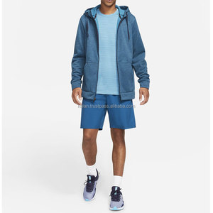 Sudadera con Capucha Azul para Hombre Kalan Personalizada, Cierre de Cremallera, Manga Larga, Color Sólido, Tejido French Terry, Ropa de Invierno - Product Image 4