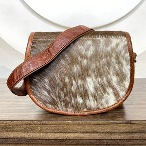 2025 nouveau concepteur sacs à main mode cheveux sur cuir de vachette luxe femmes sacs à bandoulière dames en cuir véritable Mini sac sac à main - Product Image 5