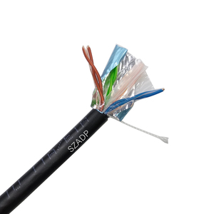 Ngoài trời cáp CAT 6 CAT 6A 23AWG Đồng <span class=keywords><strong>CCA</strong></span> UTP <span class=keywords><strong>FTP</strong></span> SFTP <span class=keywords><strong>CAT6</strong></span> cat6A cáp Ethernet - Product Image 4
