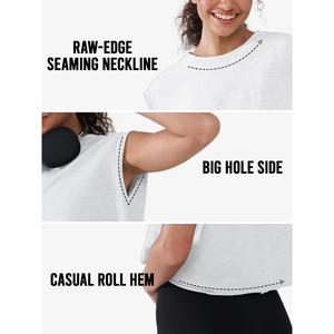 Tops Cortos Holgados para Mujer al por Mayor, Chalecos sin Mangas de Alta Calidad, Ropa Deportiva Casual para Gimnasio y Fitness - Product Image 5