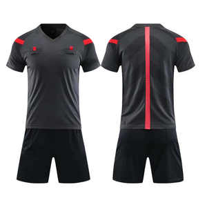 Pro Level Referee Uniform Men Custom Logo Soccer Referee Shirt <b>Shorts</b> Set Match Day OEM Manufacturer - Product Image 5