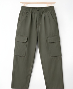 Pantalones Cargo Urban Expedition 240 GSM de Corte Recto para Hombre, Pantalones de Algodón Premium con Bolsillos Utilitarios Estructurados, Ropa Táctica Urbana - Product Image 1