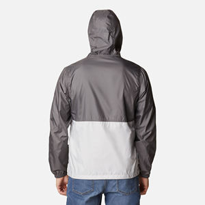 New Arrival <b>Black</b> <b>Men</b> Lightweight <b>Windbreaker</b> Jackets Outdoor Plus Size <b>Black</b> Colour Nylon Sublimation <b>Windbreaker</b> Jackets - Product Image 2