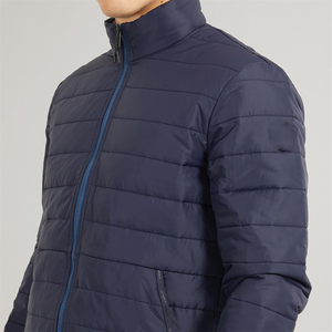 Waterproof Breathable Windproof Zipper Print Custom Logo Men's Winter Puffer Jacket - Product Image 3