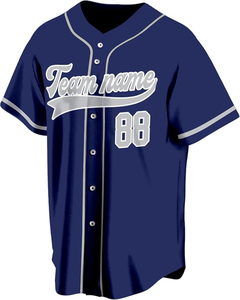 Maillot de baseball sublimé personnalisable de haute qualité, votre propre logo, nom et numéro du joueur personnalisés, séchage rapide, respirant, anti-UV - Product Image 3