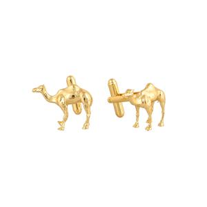 Luxury Gold Plated Camel Design <b>Cufflinks</b> for Men Animal Formal <b>Shirt</b> Accessories Wedding Business Gift Designer Cuff Links - Product Image 5