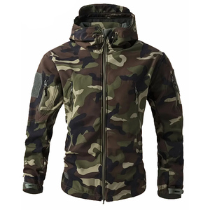 Nouvelle arrivée, veste tactique unisexe en softshell, camouflage de chasse, imperméable, imprimé animal, hiver - Product Image 1