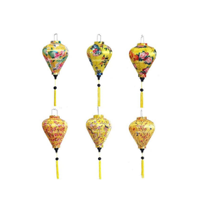 Lanterne en soie gaufrée faite à la main pour le festival du jardin, les fêtes, style rétro, suspendue, pour l'extérieur, lanternes orientales antiques 2026 - Product Image 6