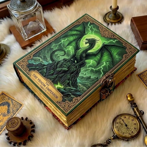 Diario de Cuero Vintage Hecho a Mano con Diseño de Dragón, Libro de Sombras Wiccano, Grimorio, Diario de Escritura, Cuero Genuino, Regalo - Product Image 3