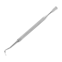 Pousse-cuticules double extrémité en acier inoxydable Flex Point, durable, pour les professionnels de la manucure et des services de pédicure en salon