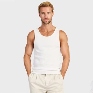 Servicio OEM, Ropa Deportiva Informal, Color Personalizado, Camiseta sin Mangas Transpirable para Hombre, 100% Algodón, Precio al por Mayor - Product Image 2