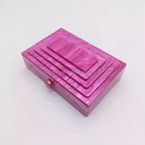 Bolso de Mano de Resina Pintado a Mano con Asa para Mujer, Regalo de Boda para Novia - Product Image 2