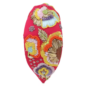 Diademas de Alta Calidad 2026 Hechas a Mano, Diseño de Moda para Mujeres y Niñas, Multicolores, Bordadas y con Cuentas - Product Image 2