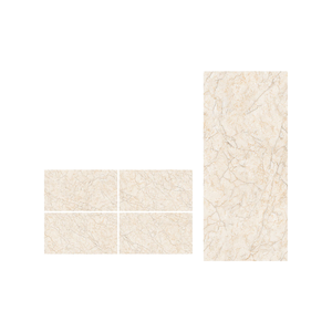 Carreaux de sol en porcelaine moderne brillant de 5mm d'épaisseur pour la décoration intérieure Prix compétitif du fournisseur indien - Product Image 1