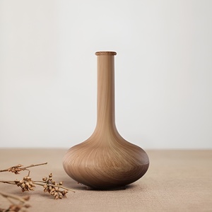 Vase décoratif moderne en bois massif de palissandre, fait main, pour l'agrandissement de la maison et le rangement domestique - Product Image 4