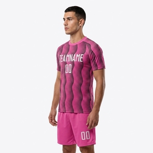 ชุดเสื้อฟุตบอลแบบครอบครัว ชุดยูนิฟอร์มฟุตบอลสั่งทำพิเศษ ผ้าโพลีเอสเตอร์ 100% ระบายเหงื่อได้ดี แห้งเร็ว เหมาะสำหรับการฝึกซ้อม - Product Image 1