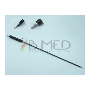 Électrode monopolaire laparoscopique de qualité OR, crochet en L de 4 mm avec aspiration, instrument chirurgical en acier pour laparoscopie - Product Image 4