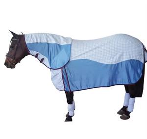 Couverture anti-mouches pour cheval en polyester, légère et confortable, de haute qualité, très vendue, pour l'été, en maille respirante, en promotion - Product Image 4