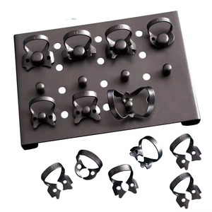 Kit d'isolation dentaire professionnel avec caoutchouc dentaire, pinces, perforateur de cadre et accessoires pour traitement endodontique - Product Image 4