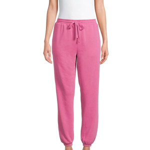 Women Drawstring Jogger Sweatpants Relaxed Fit Cotton Lounge Pants OEM ODM Wholesale Supplier - Product Image 2