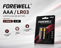 Baterai Alkali Kering AAA LR03 1.5V Performa Tahan Lama OEM Pabrik Kemasan Kustom Distribusi Grosir