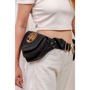 Nuevos bolsos de cintura con múltiples bolsillos de cuero de ante hechos a mano Real con correa ajustable, riñoneras de utilidad de cuero Unisex con estilo - Product Image 4