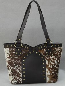 Bolso Tote de Cuero de Lujo Hecho a Mano con Bordado Floral y Estampado por Transferencia Térmica, Estilo Vintage con Detalles de Piel de Vacuno Occidental y Asa para Hombro - Product Image 2