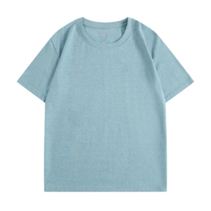 T-shirt confortable à col rond de couleur unie pour homme, style uni, tissu doux, manches courtes, à porter au quotidien - Product Image 2