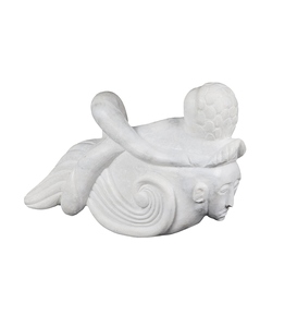 Escultura abstracta reclinada, figura humana moderna, estatua artística con rostro, decoración contemporánea para el hogar, escultura de arte abstracto nórdico. - Product Image 1