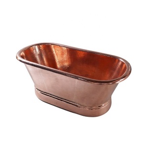 อ่างอาบน้ำทรงวงรีทรงหนาตกแต่งด้วยสีเข้มแบบโบราณมีเอกลักษณ์ - Product Image 3
