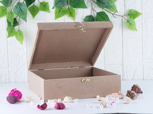 <b>Personalised</b> Handmade Rustic Wooden Keepsake <b>Box</b> for Jewelry Necklace & <b>Ring</b> Storage-Custom Capacity Gift <b>Box</b> - Product Image 3