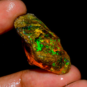Elegant AAA Grade 100% Natural Welo Fire Ethiopian <b>Opal</b> Fancy Oil Rough Loose Gemstone DIY Jewelry Making - Product Image 2