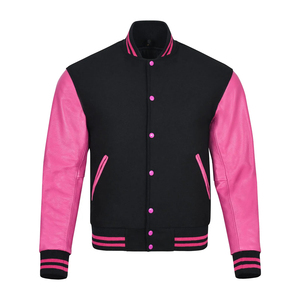 Veste bomber varsity en cuir de haute qualité, fabricant professionnel de vestes varsity - Product Image 1