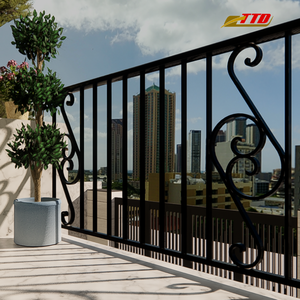 Premium Custom Wrought <b>Iron</b> Balcony Railings With Handcrafted Design, Heavy-Duty Construction And Lasting Outdoor Safety - Product Image 4