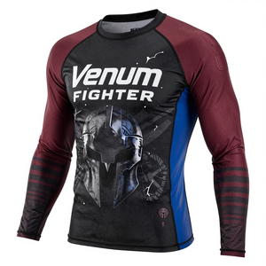 Camiseta de Compresión de Manga Larga para Hombre, Ligera y Transpirable, para Gimnasio y Fitness, Personalización OEM, Camisetas de Compresión Venum MMA - Product Image 1
